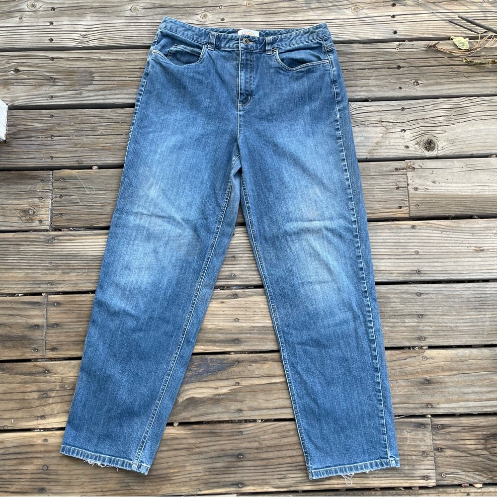 Talbots Women's Stretch Blue Jeans Size 12